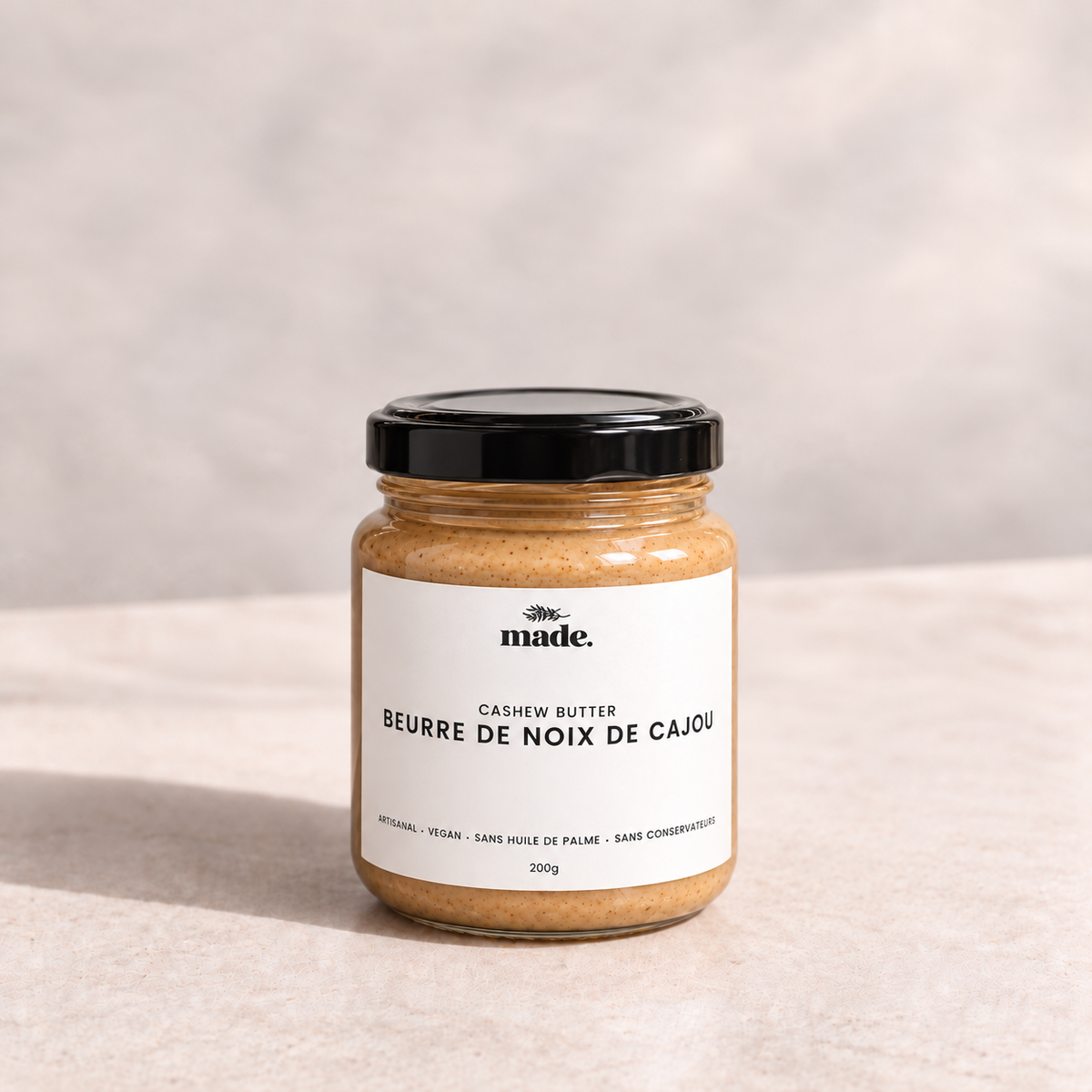Beurre de noix de cajou